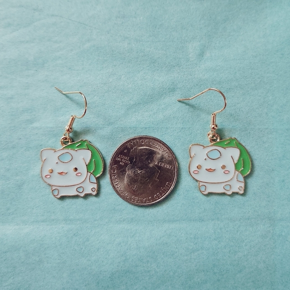 🔮3/$15 Bulbasaur Earrings - Picture 2 of 4
